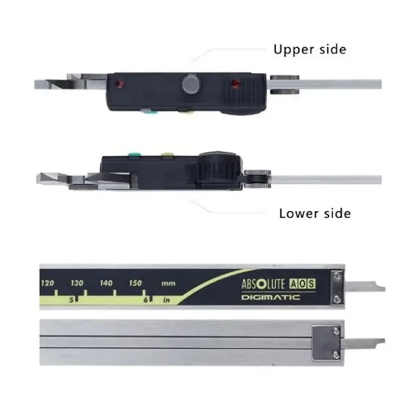 Mitutoyo 300mm Digital Caliper Stainless Steel Fraction / MM / Inch 0.01mm High Precision for Mechanical Components Measure