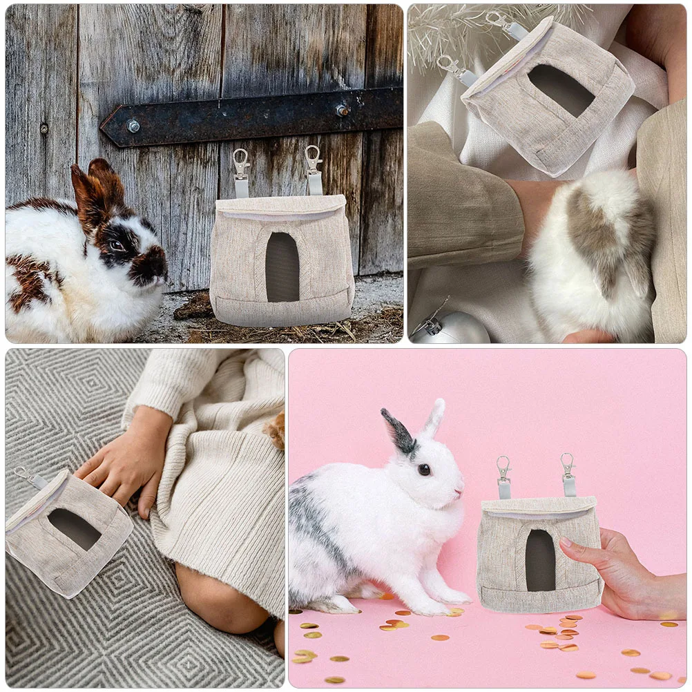 

2Pcs Rabbit Cage Feeder Chinchilla Storage Holder Washable Reusable Pet Accessories Feeder Chinchilla Storage Holder