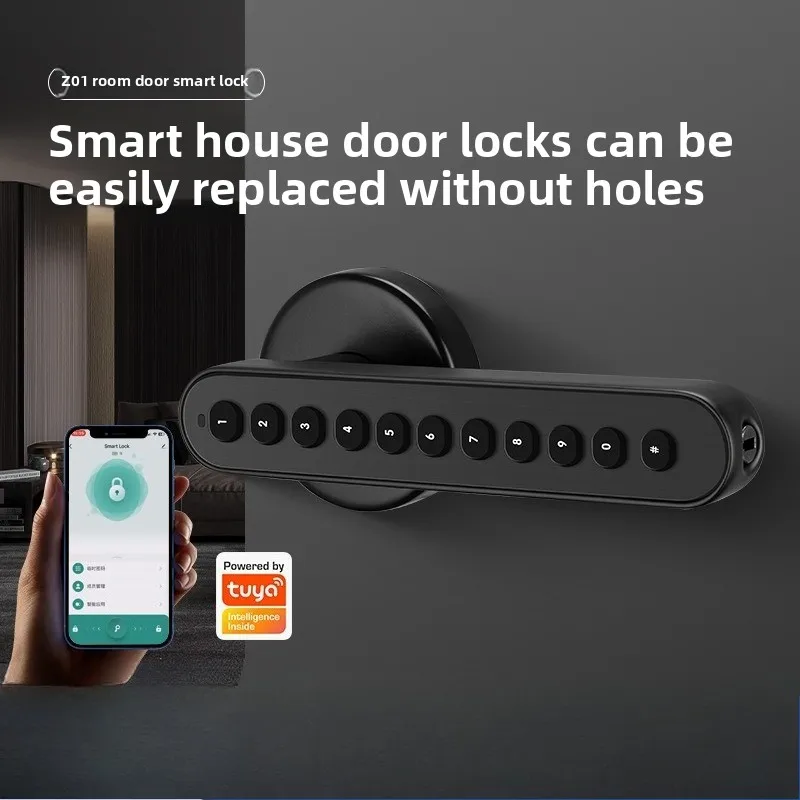 È possibile tenere la maniglia, il pulsante in silicone Smart Lock è impermeabile.