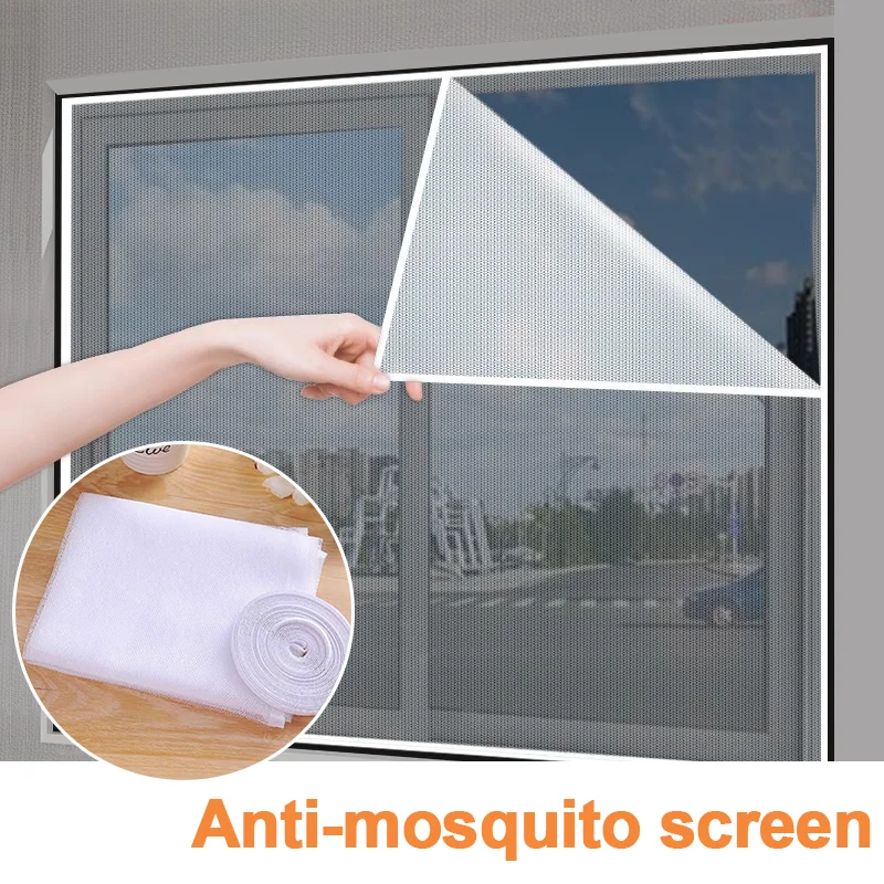 1pcs Self-adhesive mosquito net anti-mosquito scalable summer net Insect prevention window screen Mosquito nets for windows door