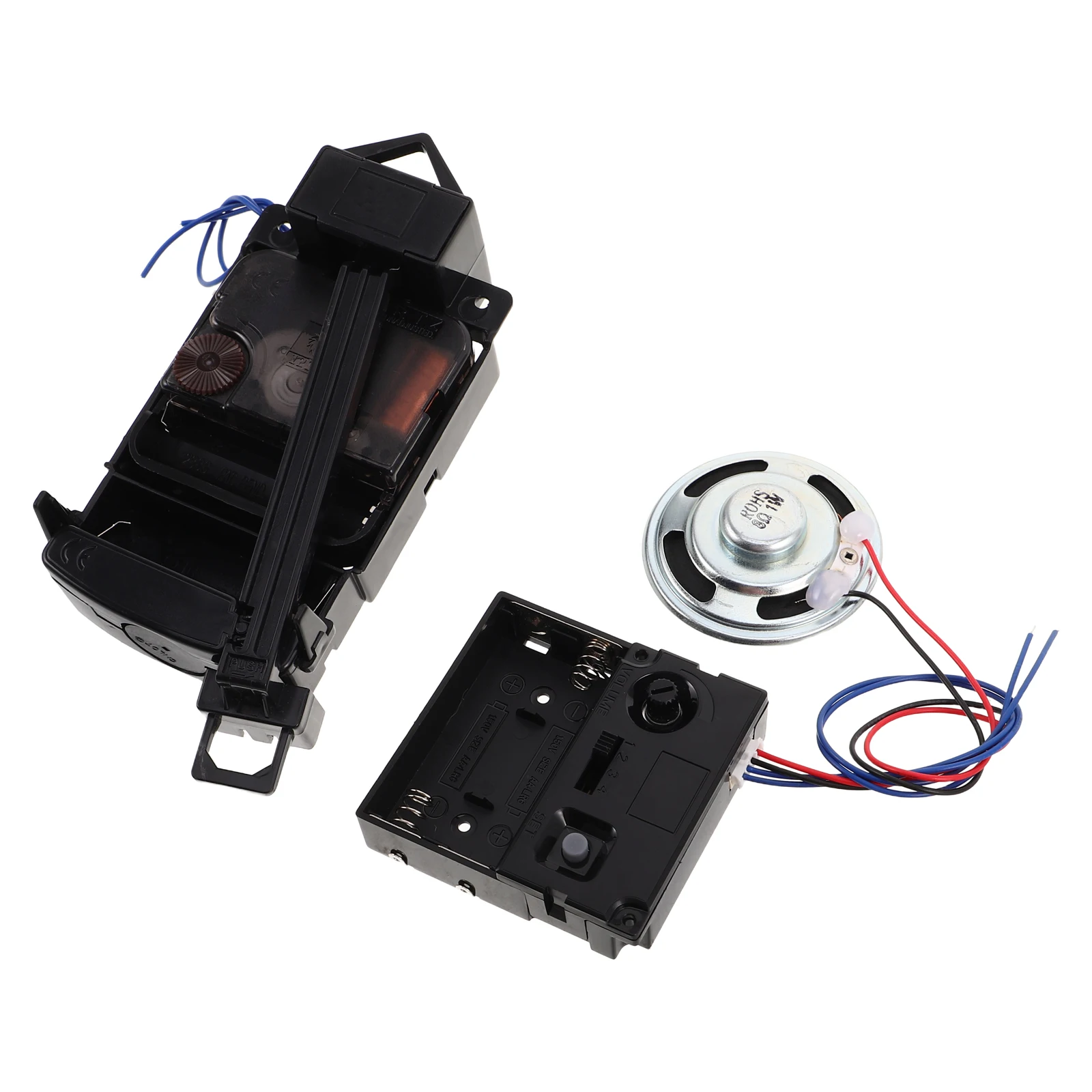 

Music Clock Mechanism Elegant Design Hourly Chime Pendulum Movement Silent Wall Clock Replacement Parts DIY Wind Up Music Box