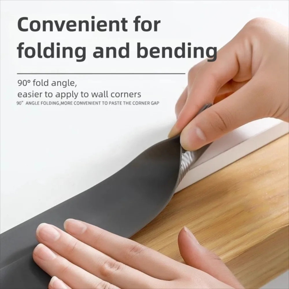 قشر وعصا صب تقليم الذاتي لاصق مرنة الطابق الانتقال قطاع L على شكل 300 سنتيمتر الجدول إطار الباب حامي