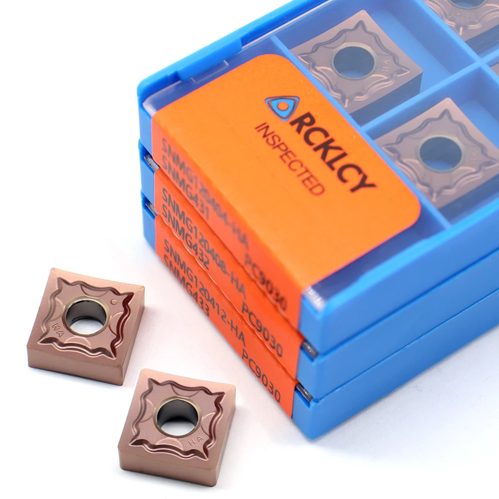 ha Pc9030 Carboneto Inserir Ferramentas de Torneamento Externo Inserções Cnc Última Ferramenta Alta Qualidade 10 Peças Snmg120404 Snmg120408