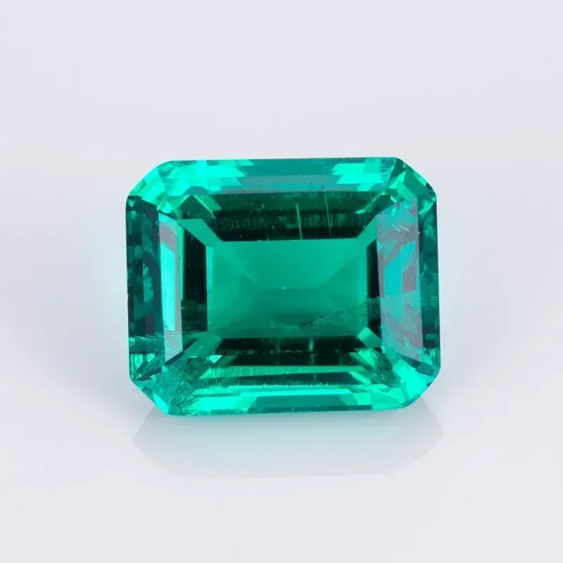 Top Lab Grown Columbia Emerald Stones Hand-cut Hydrothermal Emeralds Gemstone for Diy Jewelry Making Selectable AGL Certificate