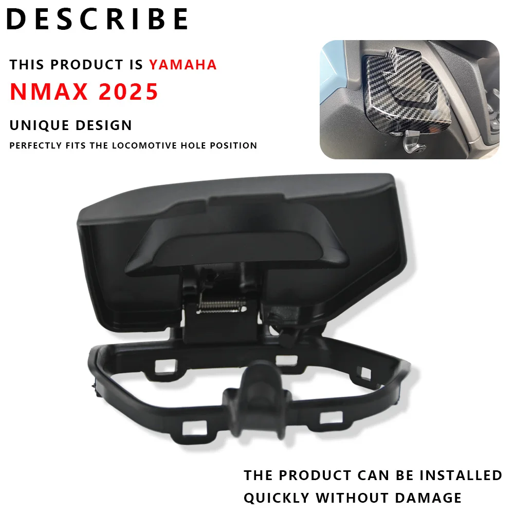 MTK For YAMAHA NMAX 2025 Motorcycle Tool Box Storage Cover anti-theft lock Accessories
