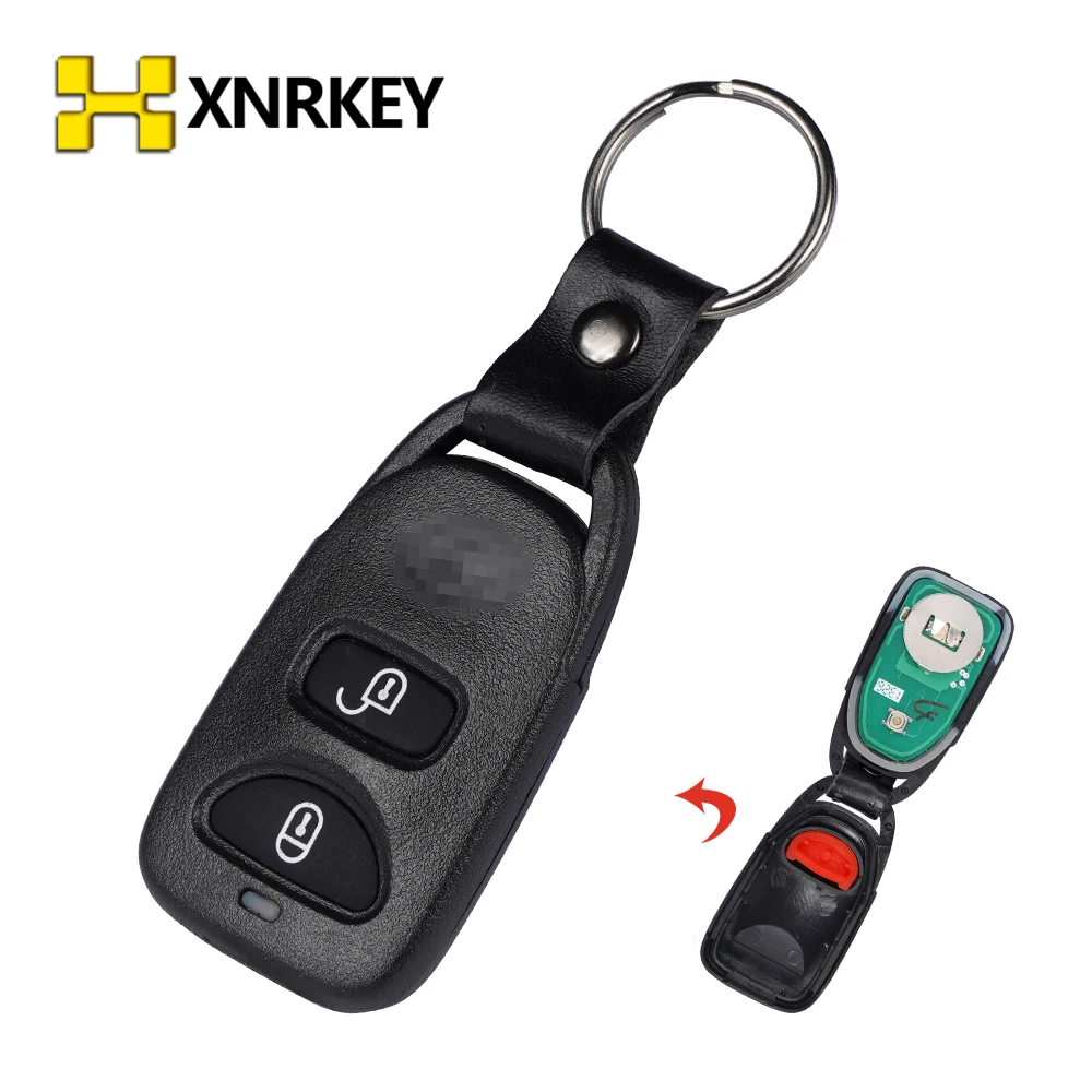 XNRKEY FCC ID: OSLOKA-850T/PLNHM-T002/PINHA-T038 Car Remote Key Fob Transmitter 315MHz For Hyundai Tucson Santa Fe 2005-2009