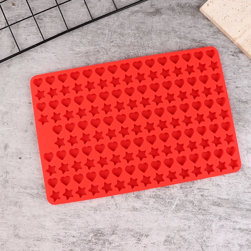 1Pc Multicavity Star Love Shape Silicone Molds DIY Chocolate Candy Tray for Biscuit Treat Candy Gummy Cookie Baking Tool