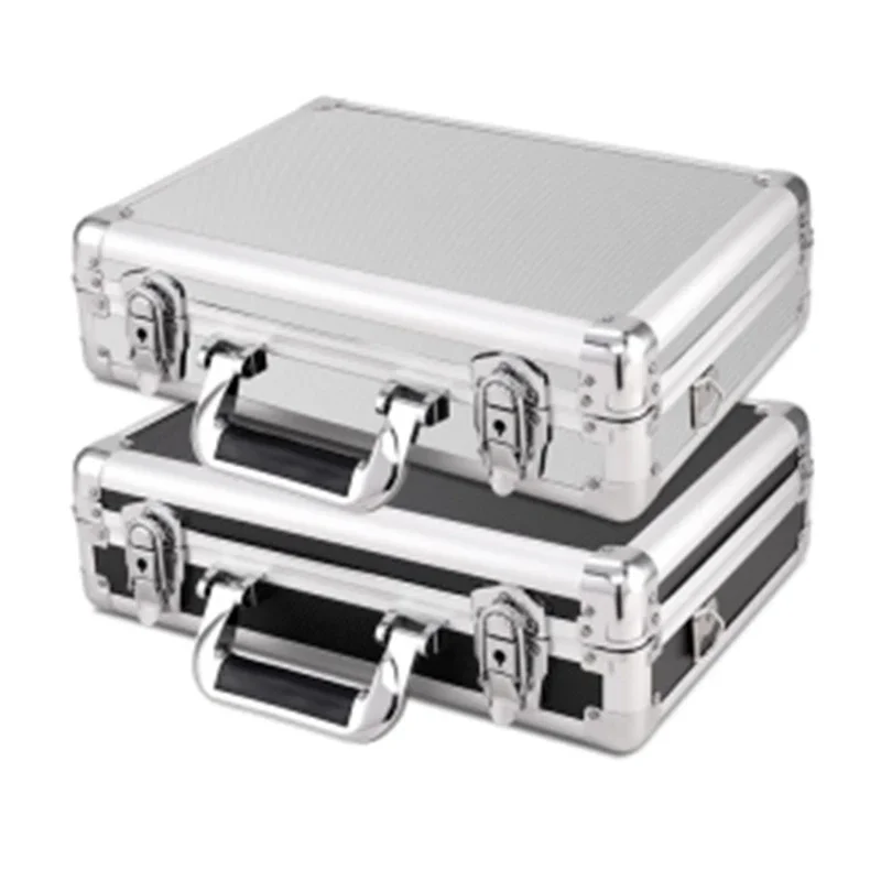 Hot Sale Password Aluminum Alloy Tool Safe Box File Storage Box Hardware Equipment Safety Box