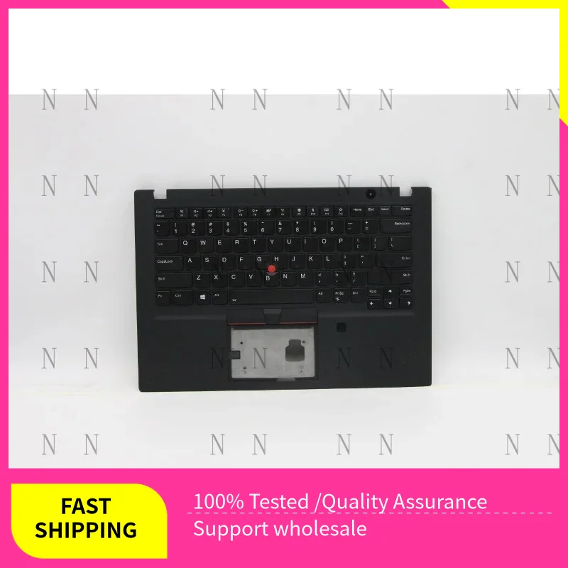 

YJJ New/Orig keyboard Palmrest W/Backlight Case Cover for LenovoT490s Laptop 02HM280