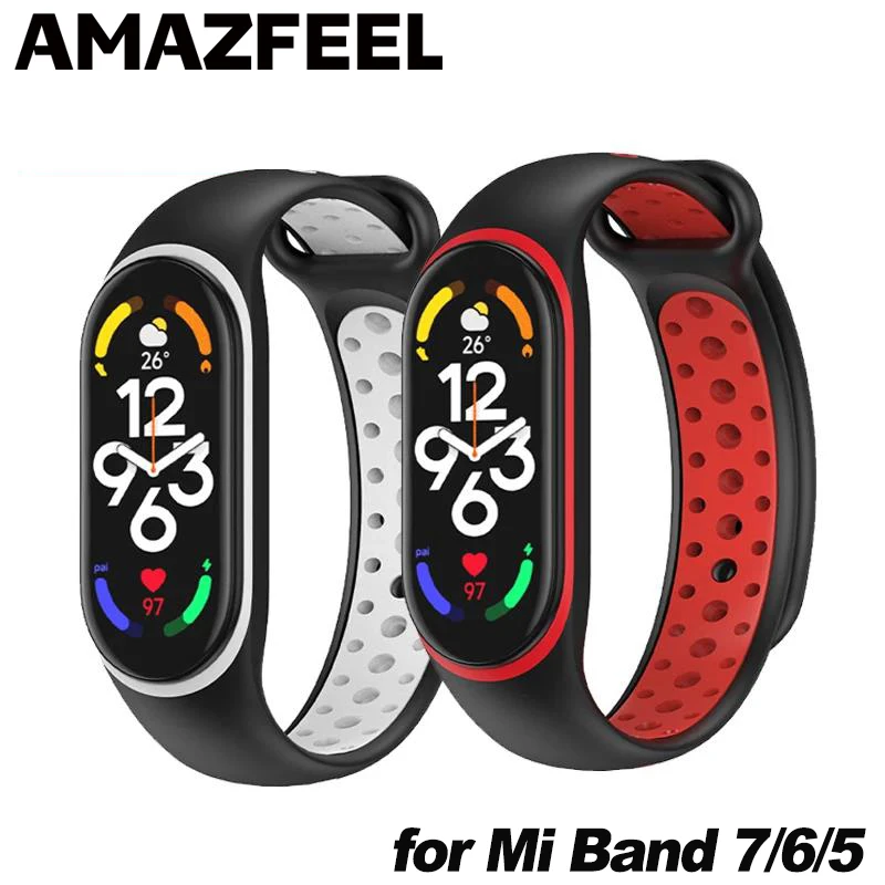 

80pcs Strap for Xiaomi Mi Band 7 Bracelet Sport Silicone Wrist Straps Correa Mi band 7/6/5 Miband 7 6 Wristband Blet Accessories