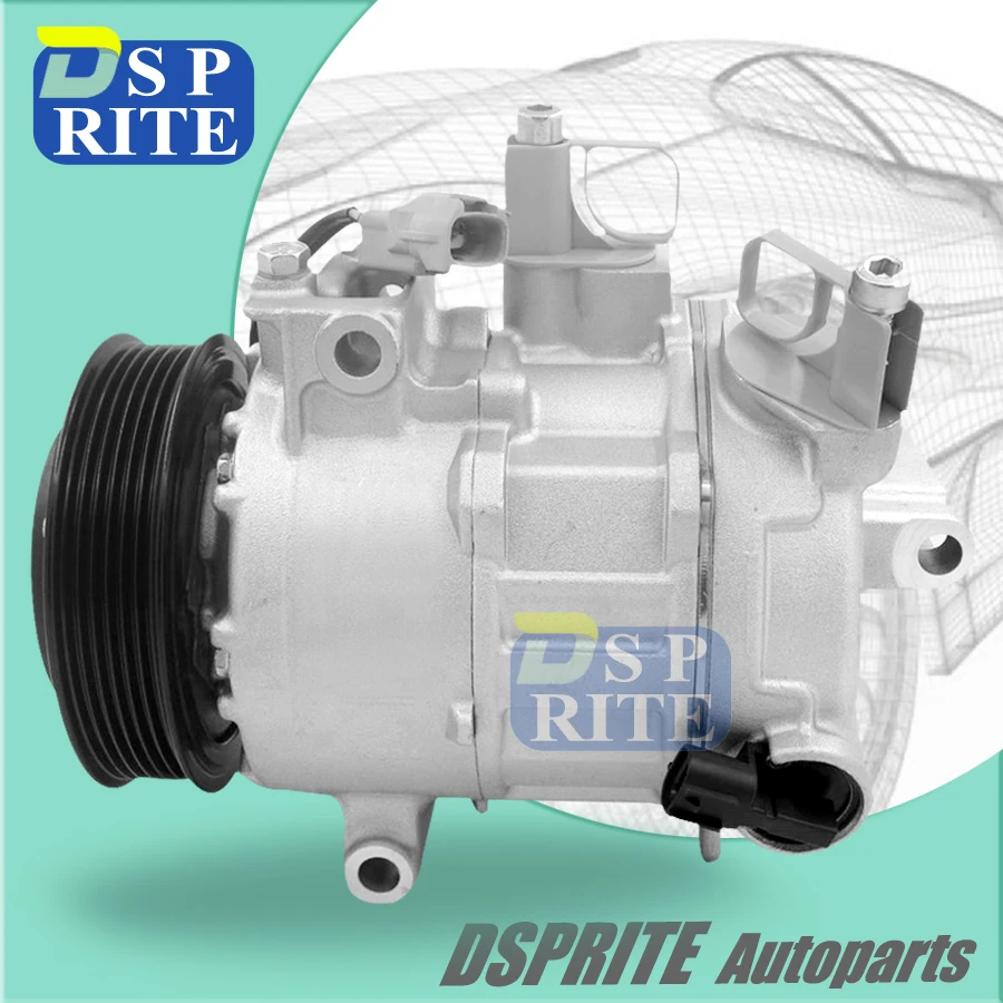 

NEW AC Compressor 447160-7121447160-7120 For Dodge Ram 1500 5.7L Hemi V8 2014-2019 68140664AB 68140664AC 68140664AD 68140664AE