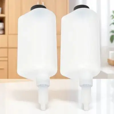 

2 Sets Soap Dispenser Accessories School Shampoo Replacement Hand Wash Alloy Pump Plastic Bottle Bathroom Lotion Dispensers