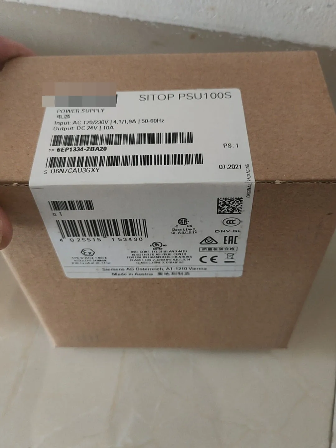 1pc new  Original 6EP1334-2BA20