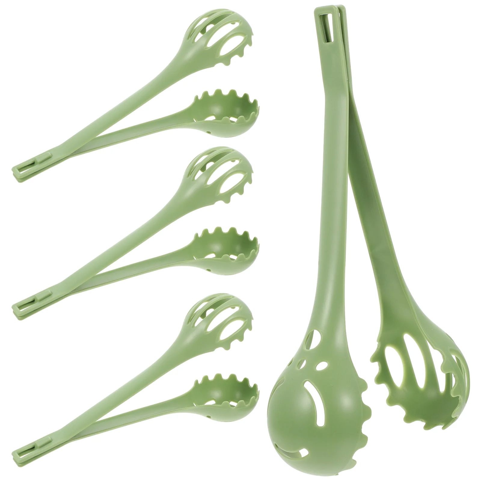 

4 Pcs Egg Beater Plastic Kitchen Gadgets Food Tongs Salad Tools Boiled Egg Clamp Noodle Picker Storage Hanging Hole