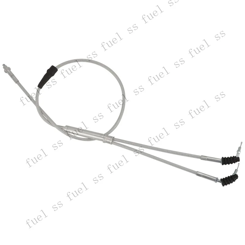S+ For Yamaha Banshee 350 Mikuni Keihin PWK Carbs 28-39mm Dual Thumb Throttle Cable
