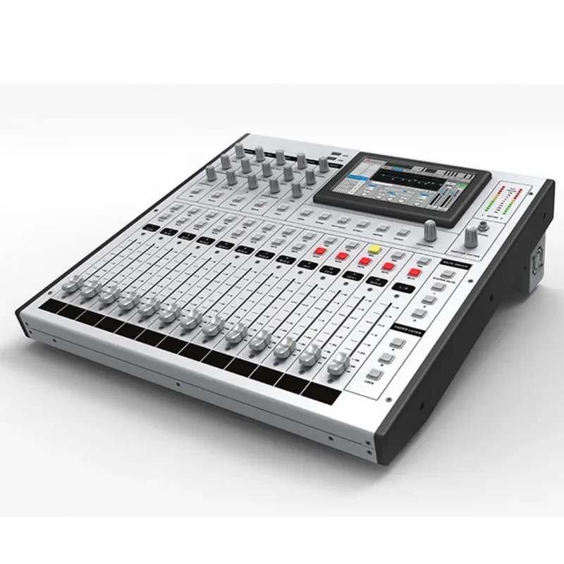 

18 Channel 7" Capacitive Touch Screen Sound Console Equipment Digital Audio Mixer For Stage Live Karaoke Conference