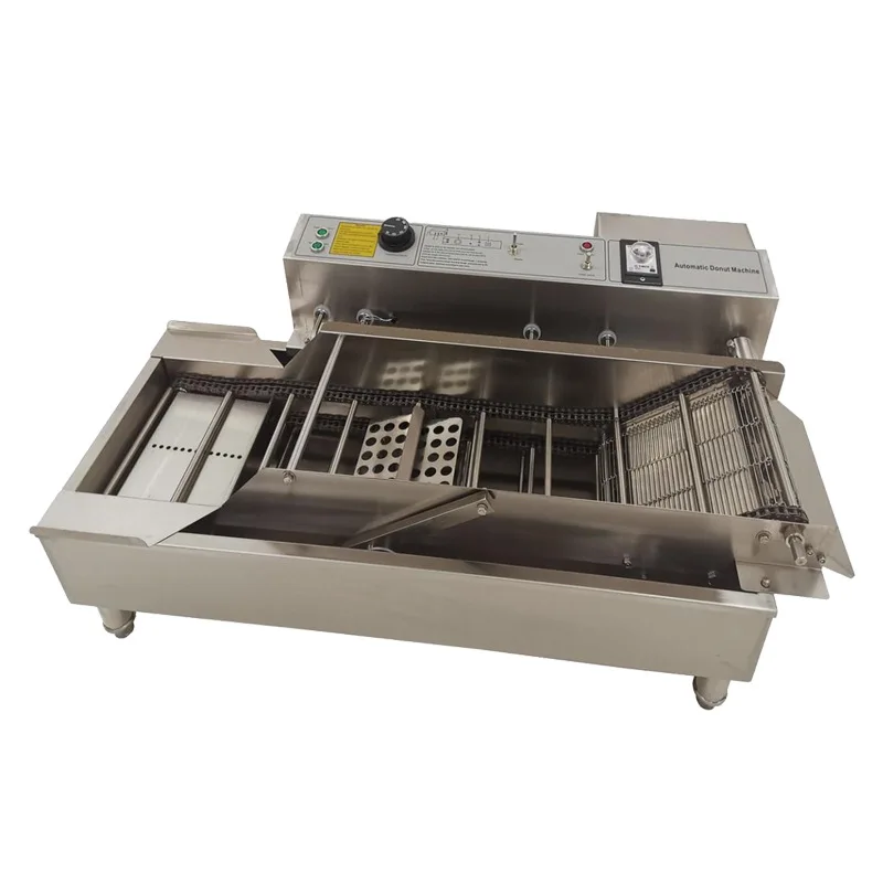 

Double row donut machine fryer chain transportation high temperature electric donut machine