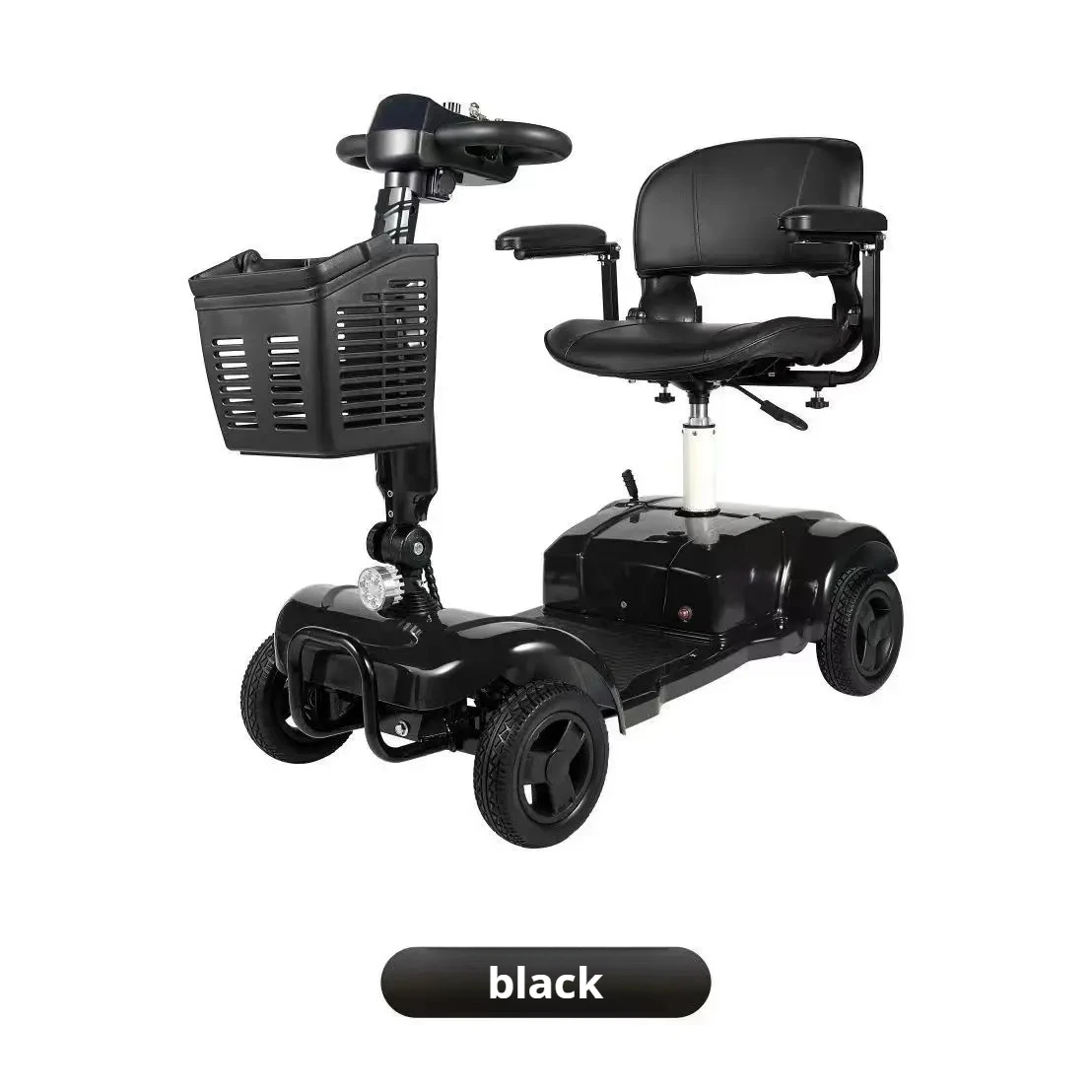 Household Elderly Electric Scooter Disabled 4-Wheeler Intelligent Scooter Foldable Portable Electric Vehicle Mobility Scooter