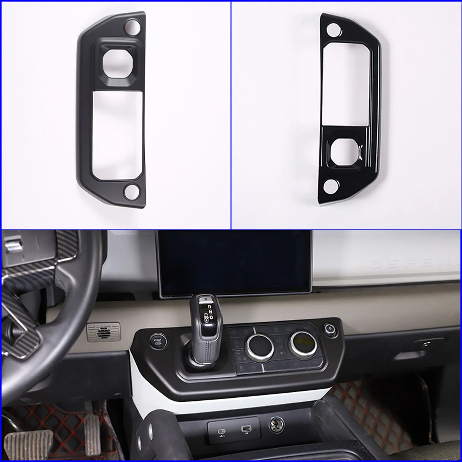 For Land Rover Defender 2020 2021 2022 Air Conditioning Gear Shifter Integrated Frame Cover