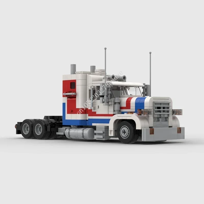 

752PCS MOC City Transportation Highway Rig UCS Semi Truck Model Building Blocks Bricks DIY Creative Assembly Kids Toys Gifts