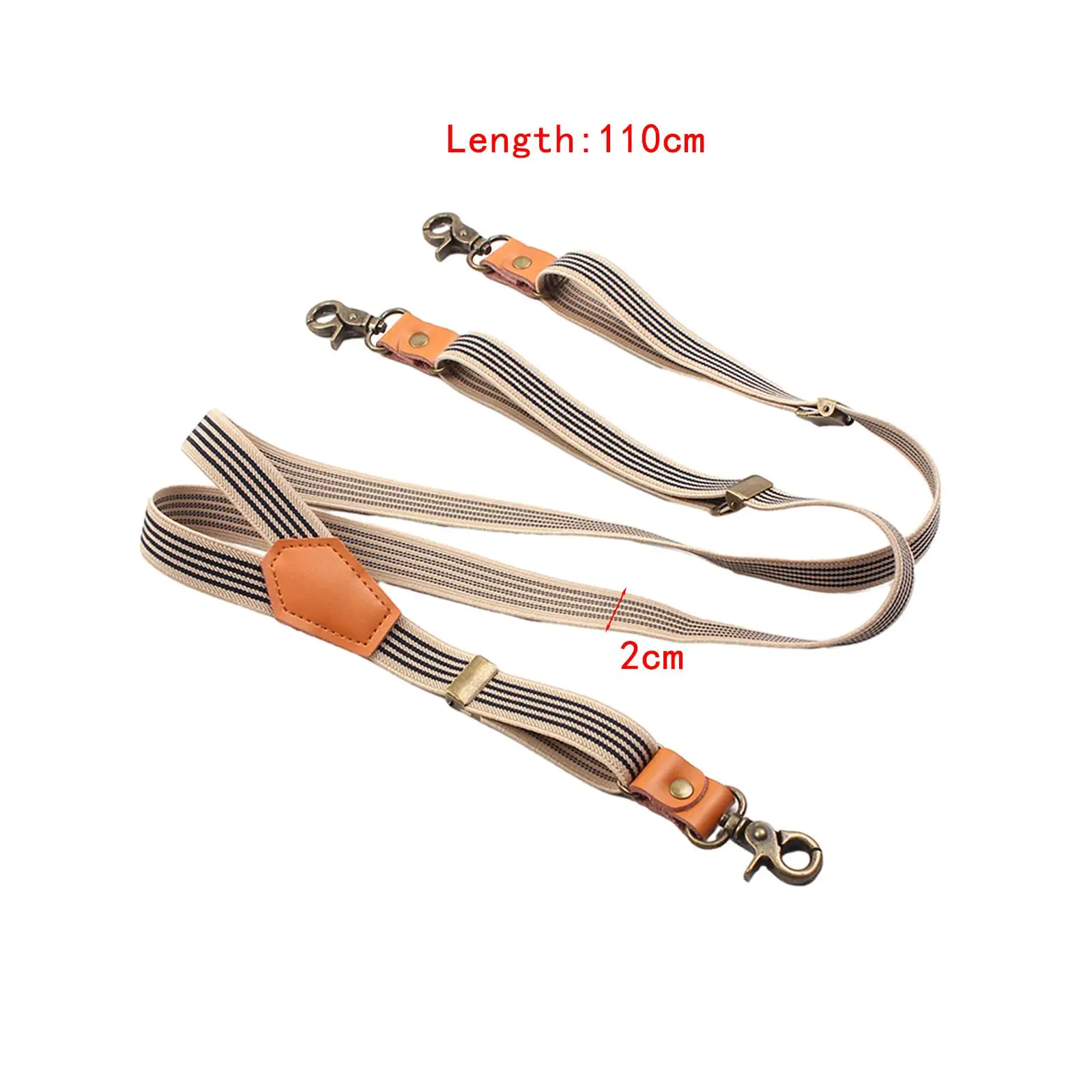 

Men's Suspenders, Pants Braces with Swivel Hooks, Casual Y Back Adjustable, Heavy Duty Elastic Belt Loops for Work, Womens