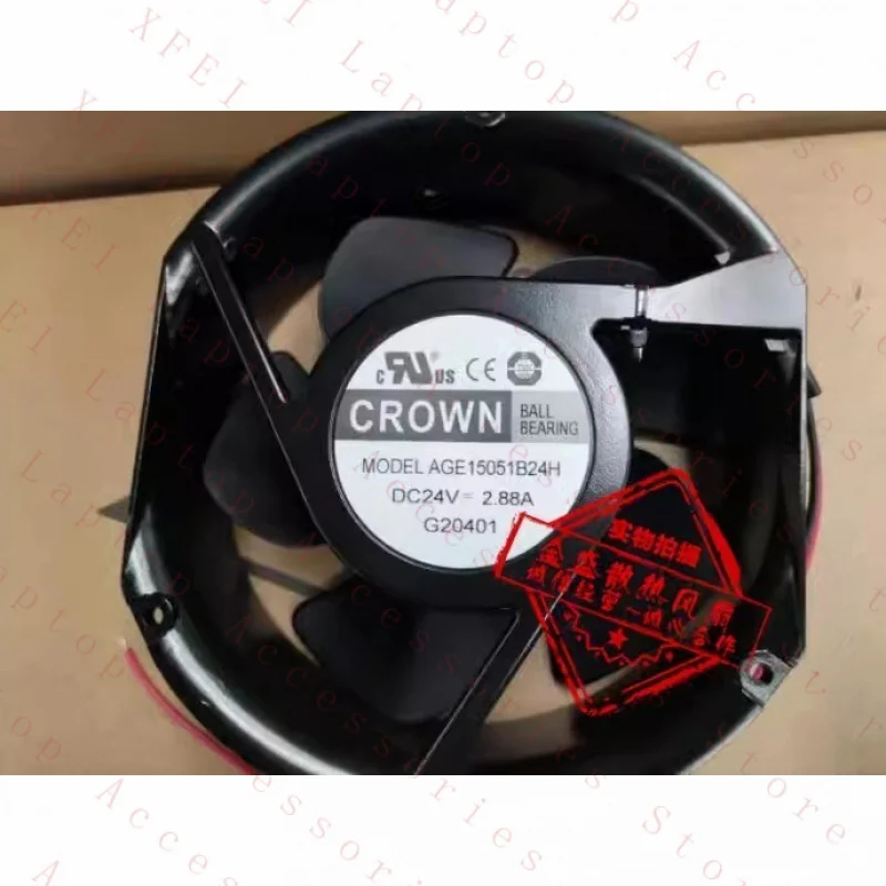 D  FOR CROWN rown AGE15051B24H 17251 DC24V 2.88A 17CM Violent High Airflow Cooling Fan