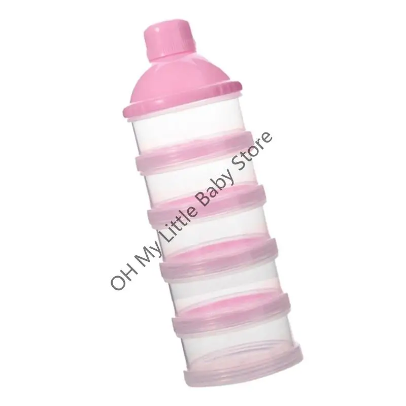 M76C موزع مسحوق حليب الأطفال جاهز للسفر 4/5 مقصورات منفصلة حاوية مسحوق الحليب مانعة للتسرب للأغذية والصيغة #4