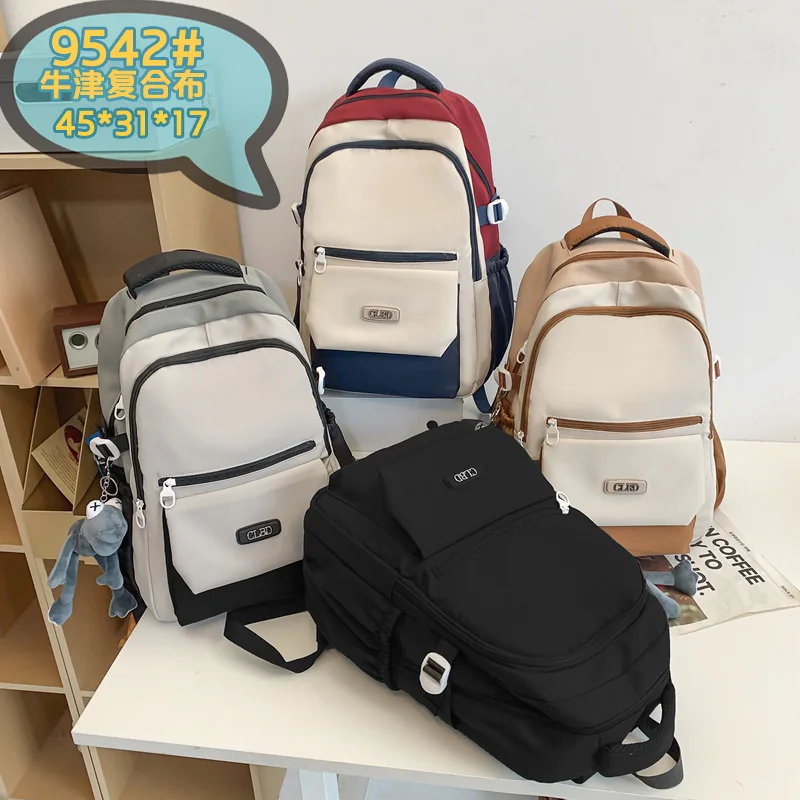 

backpack for women,fashion school bag for student,HI-Q waterproof Oxford book bag for pupil,Multi-pocket backpack for learner