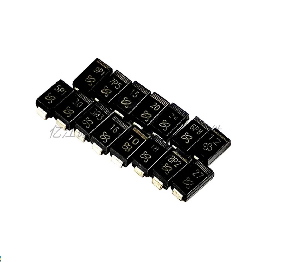 

100PCS SMAZ9V1 SMAZ10 SMAZ11SMAZ12 SMAZ13 SMAZ15 SMAZ16 SMAZ18 SMAZ20 SMAZ22 SMAZ24 SMD SMA Zener Diode