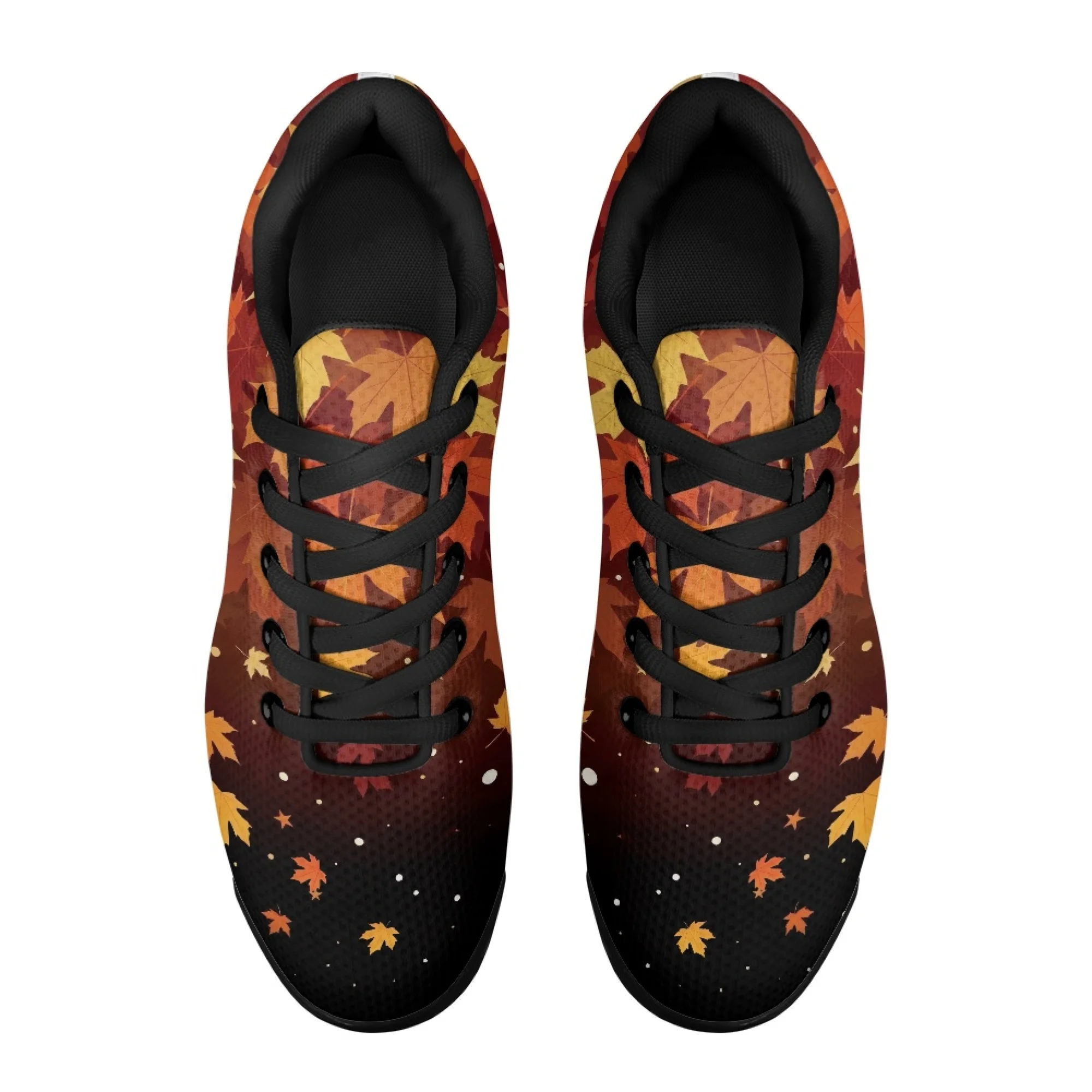 XIXIRIMIDO Male Shoes Sneakers Air Shoes Running Shoes Medical Shoes for Women Nurse Work Shoes Thanksgiving Maple Leaf Shoes