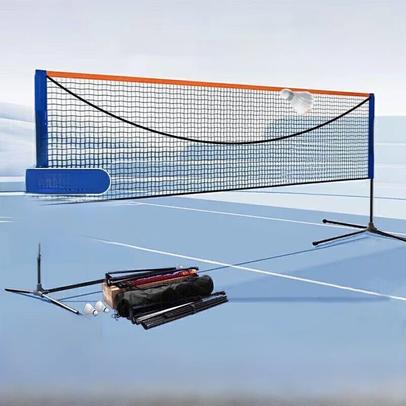 

Portable Stand Badminton Net Frame Indoor Double Player Foldable And Movable ABENUOR Fitn Sports Equipment