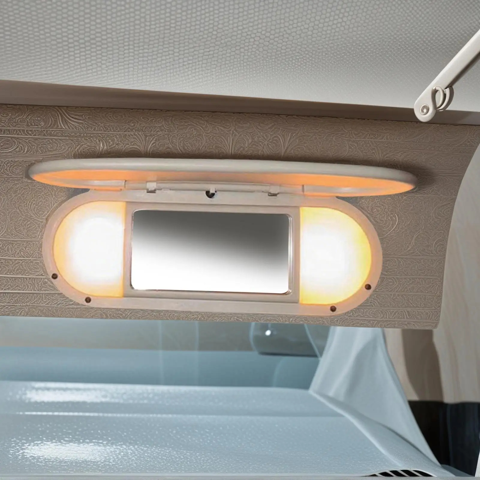 Car sunshade makeup mirror cover high-definition car Rear View beauty Mirrors Replacement for Vehicle Truck Left Right Side