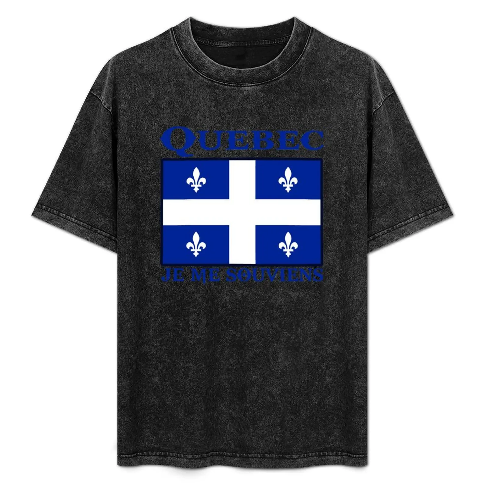 

quebec canada je me souviens montreal T-Shirt anime shirt oversized essential t shirt mens graphic t-shirts hip hop