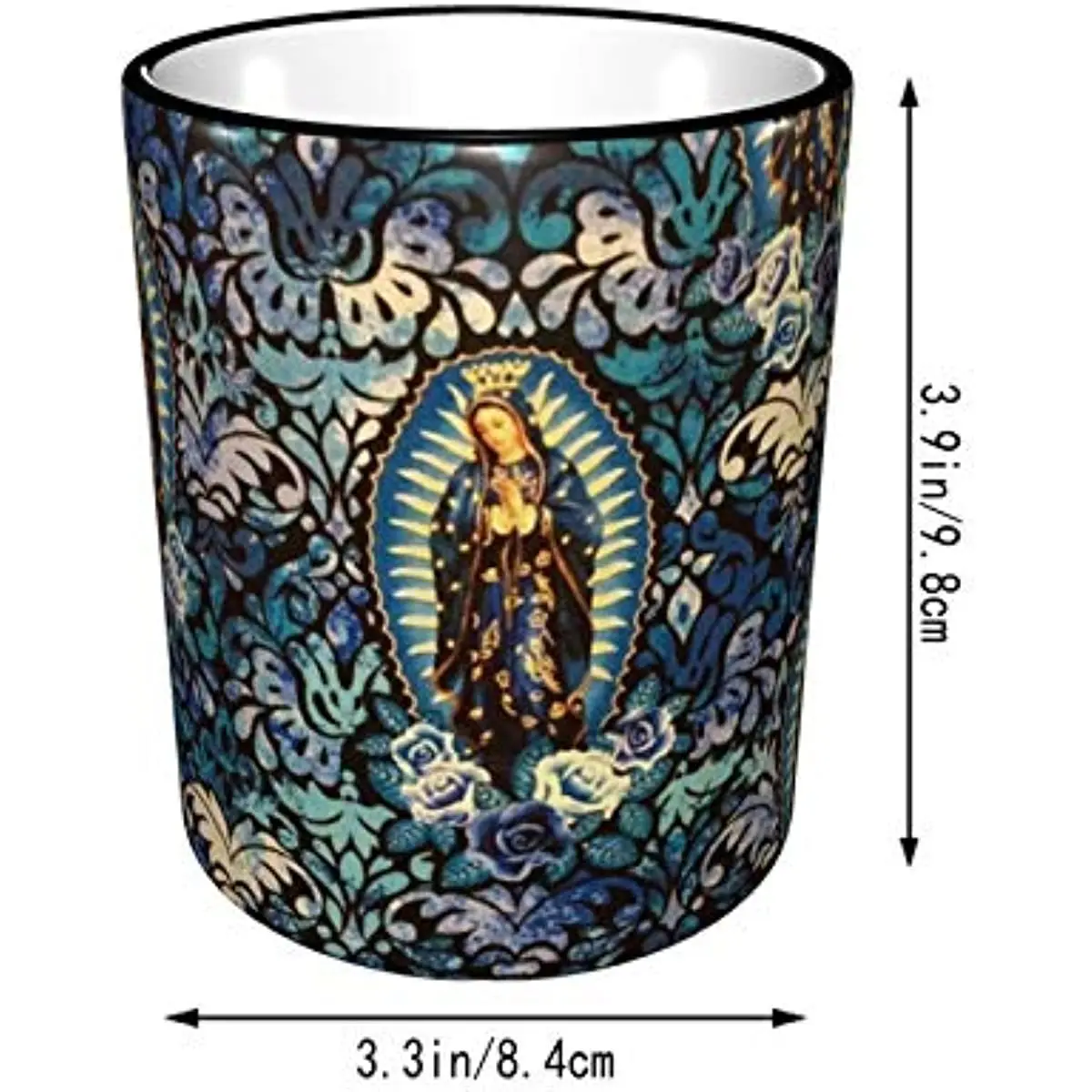 Virgin Mary Religious Catholic Ceramic Coffee Mug Dishwasher and Microwave Safe Novelty Mugs 11OZ