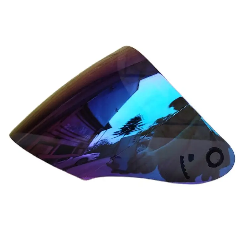 حاجب من الخوذة بنصف مادة الكمبيوتر ، عدسة مناسبة لطراز Malushen 668 أو 669 Ram4 ، أسود قوس قزح واضح أورورا قناع أحمر