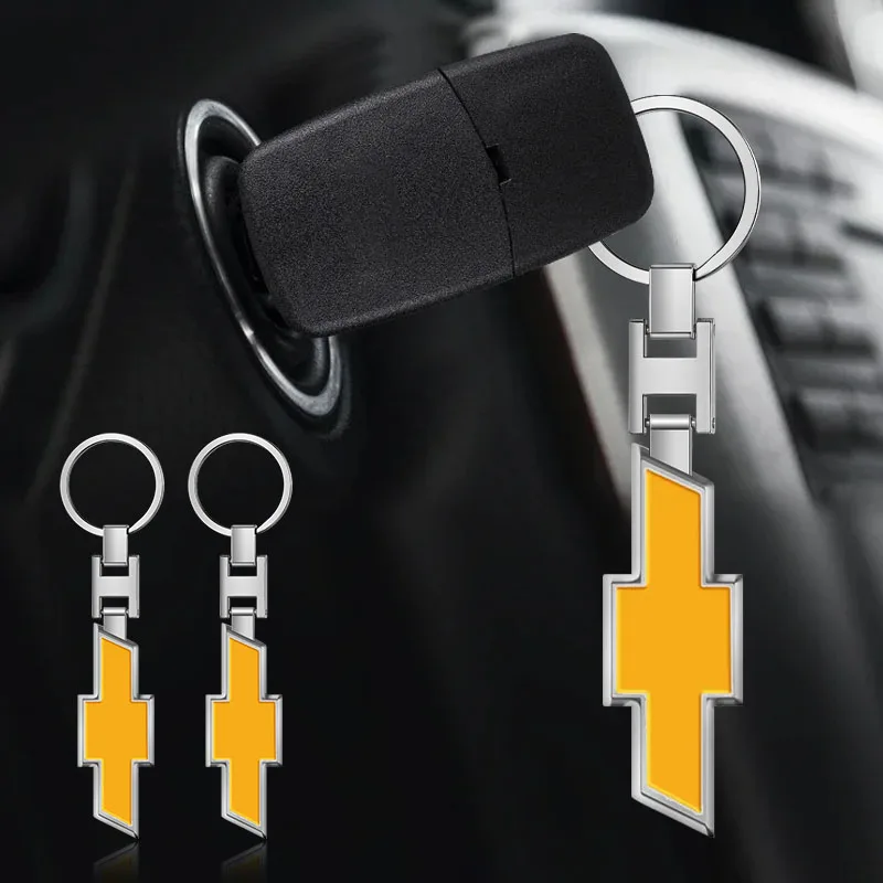 

1Pcs Creative Metal Car Keyring Pendant Car Keychain Accessory For Chevrolet Cruze Captiva Lacetti Aveo Niva Trax Onix LANOS