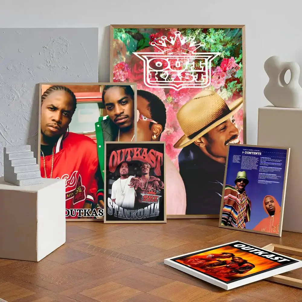 O-Outkast Album Poster Prints Wall Art Pictures For Modern Bedroom Game Room Home Aesthetic Room Deco