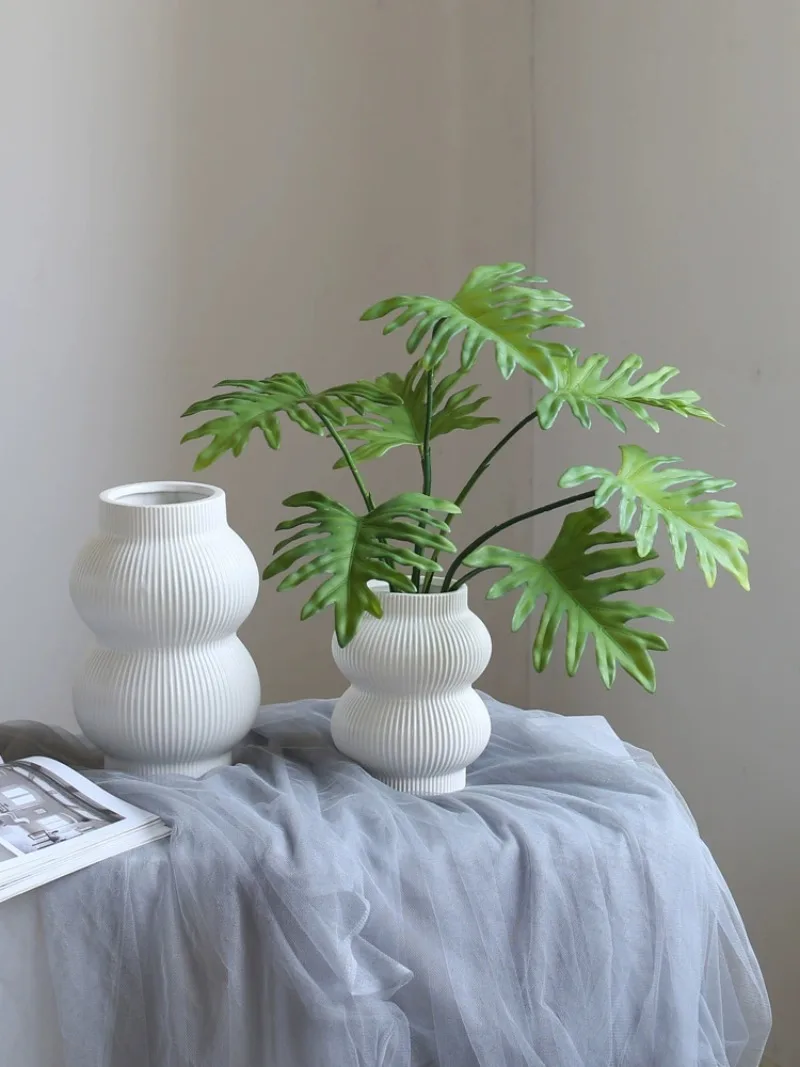 写真アクセサリー,緑の葉,シミュレーション,家の装飾