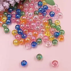 1 Bag 4mm/6mm/8mm Acrylic AB Color Loose Round Beads DIY Crafts  transparent Jewelry Making Necklace Bracelet