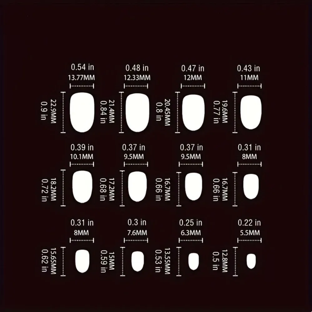 Medium Almond Glossy Black Press On Nails Solid Pure Black Oval Shape Fake Nails Glossy Dark Goth Daily Party False Nail Tips view 6