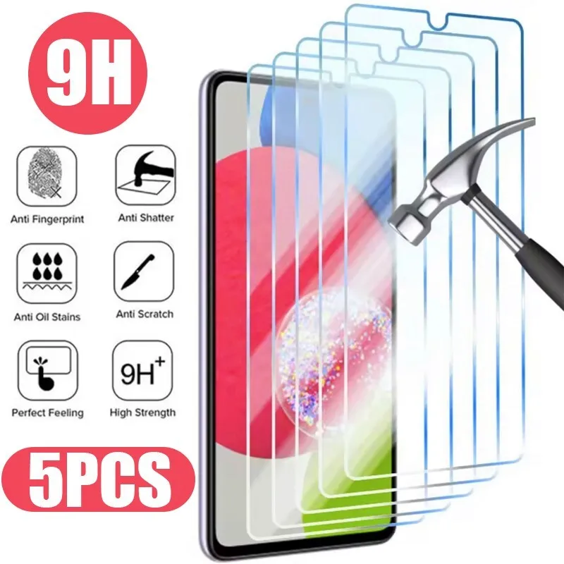 5PCS Tempered Glass…