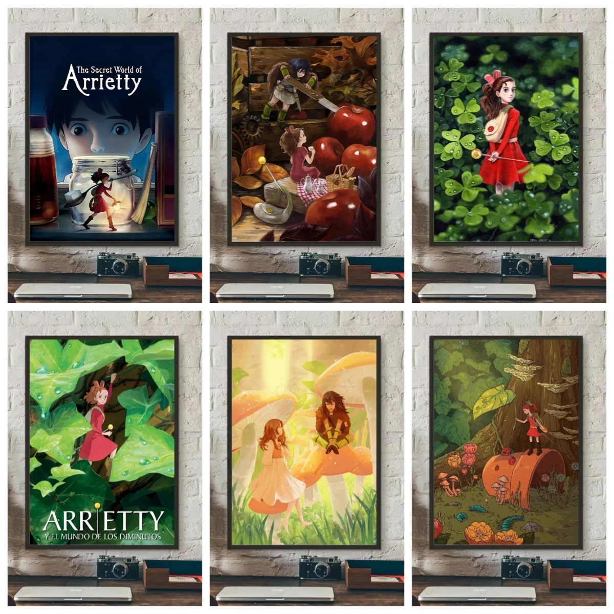 

Пазл для взрослых, 1000 деталей, аниме-пазл «Би-Борроуэрс: Ариетти», декоративная картина, упражнение для развития мышления