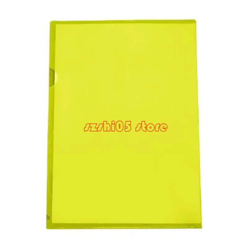 

781E 6 Colors A 4 Plastic Sleeves L Type Folder Plastic Folder for Document