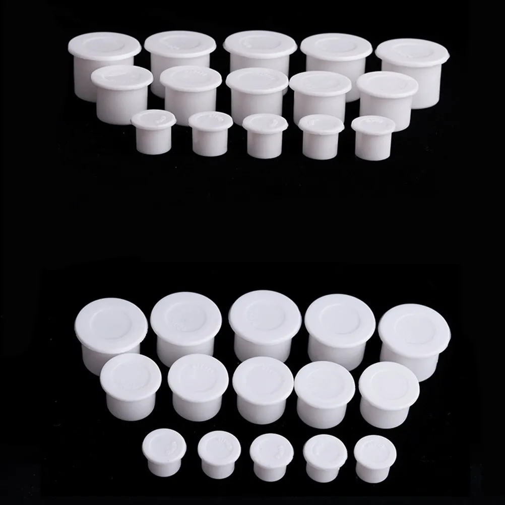 1000Pcs Professional Tattoo Ink Cup Set with Stable Base Heavy-Duty Plastic Pigment Container for Artists Portable Stackable