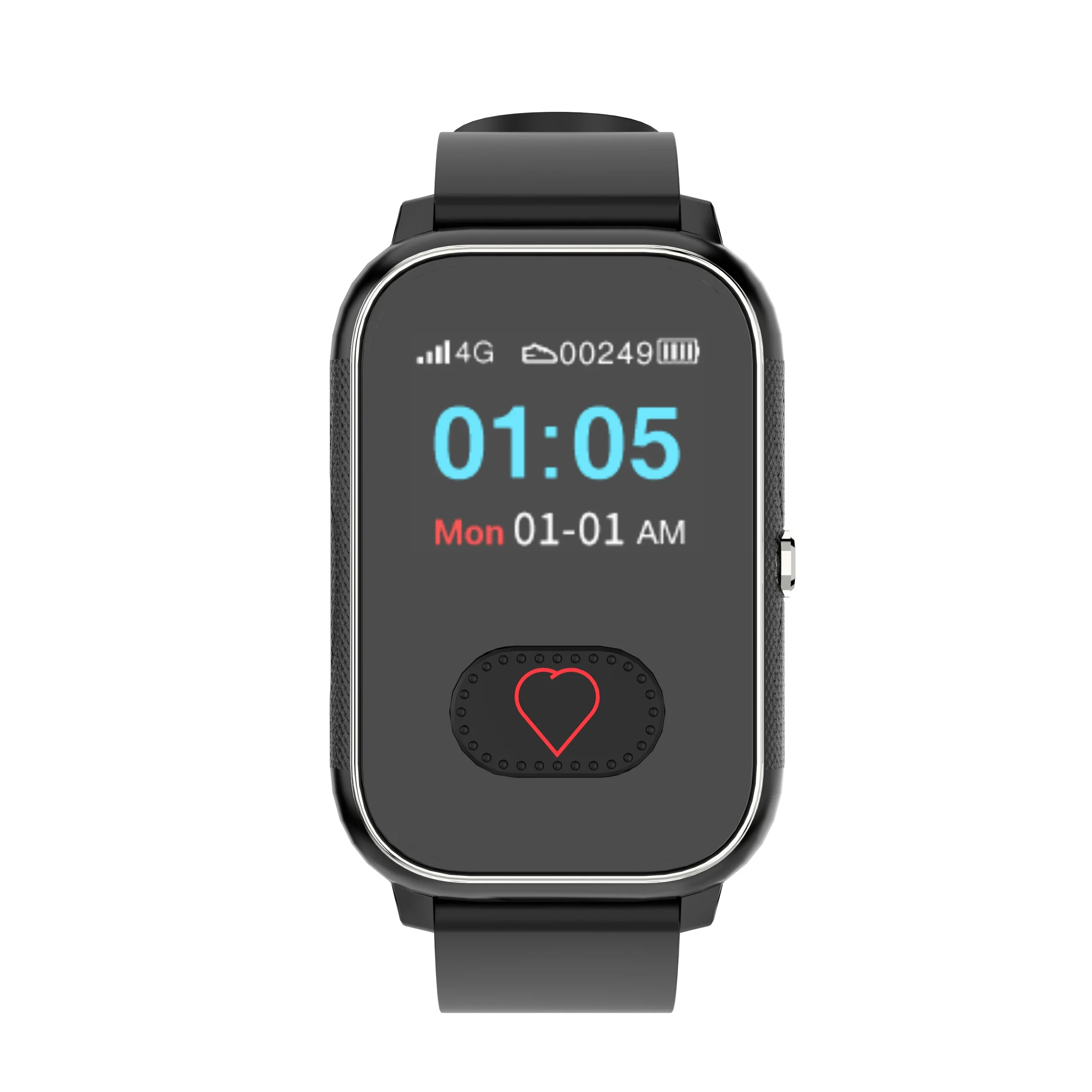4G Health GPS Smart Watch for Elderly Real-time Positioning Bracelet SOS Button Drop Detection Emergency Call  for Senior