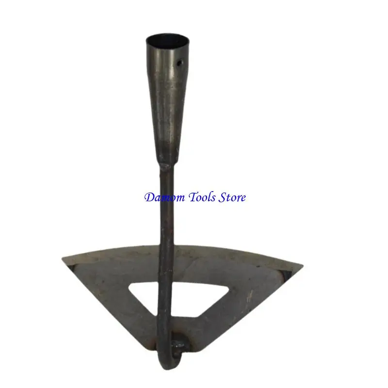 

57BE l Hardened Hollow Hoe Handheld Weeding Rakes Planting Vegetable Farm Garden