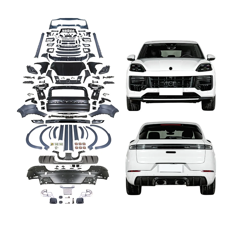 High-end Body Kit Customization2018-2023 Car PP Material Front Bumper LED Headlights Tailgate Car BodyKit Car Modification 2024