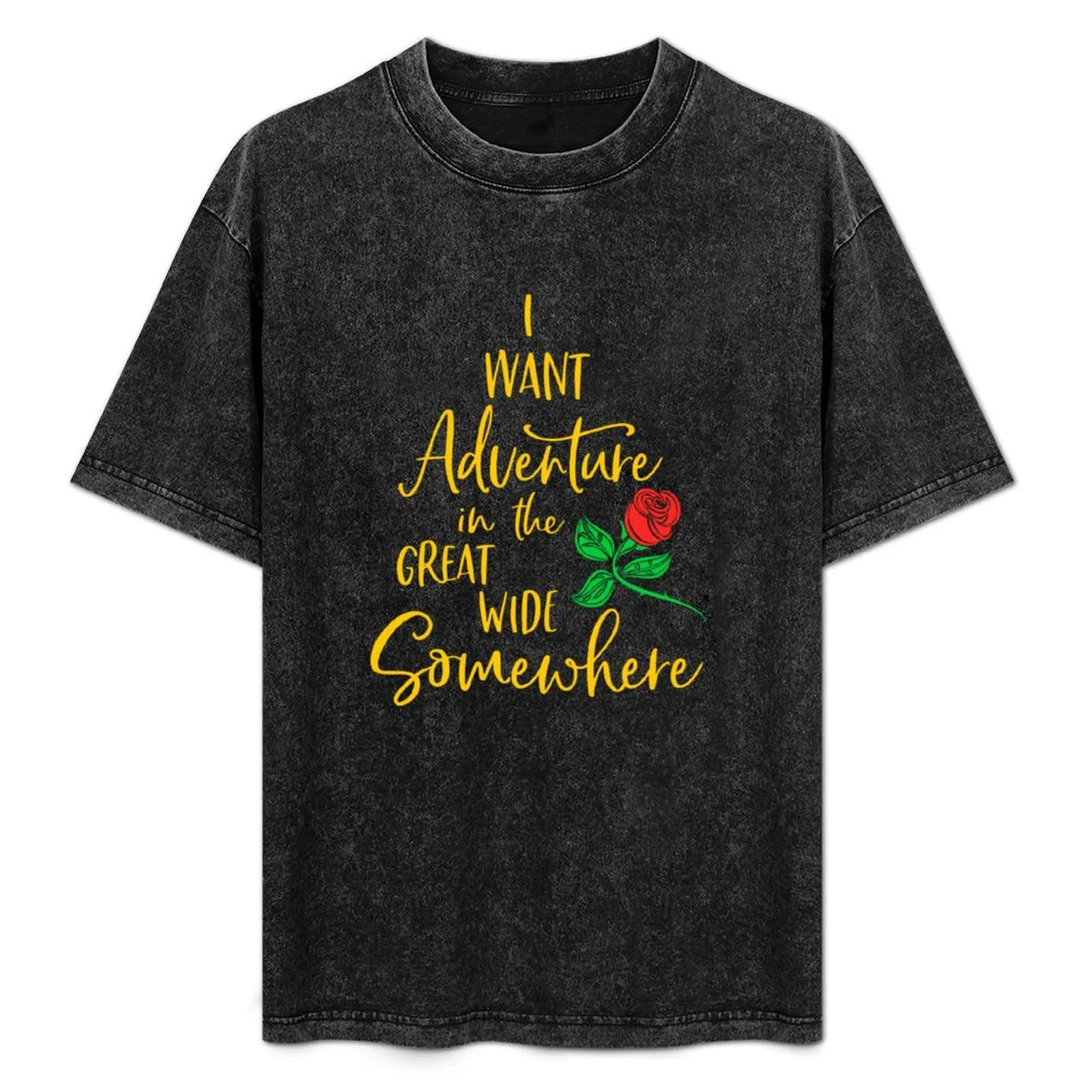 

I Want Adventure in the Great Wide Somewhere T-Shirt Outdoor Activity Sports T-Shirt