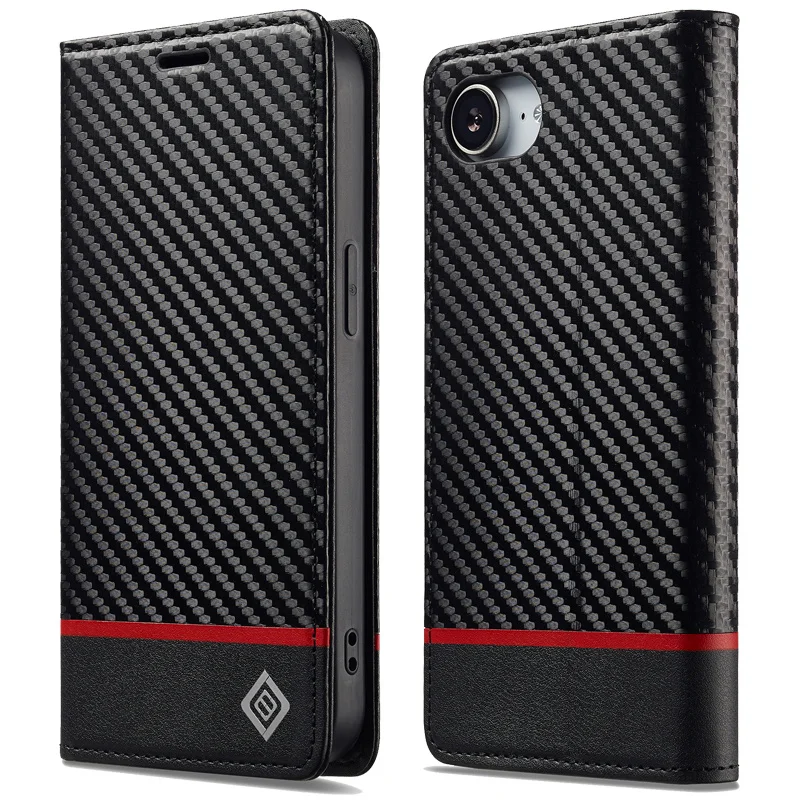 Luxury Leather Flip Case For iPhone 17e 16e 16 Plus 15 14 13