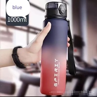 Matte anti-drop portable large-capacity special water bottle, sports and fitness space cup with a carrying rope